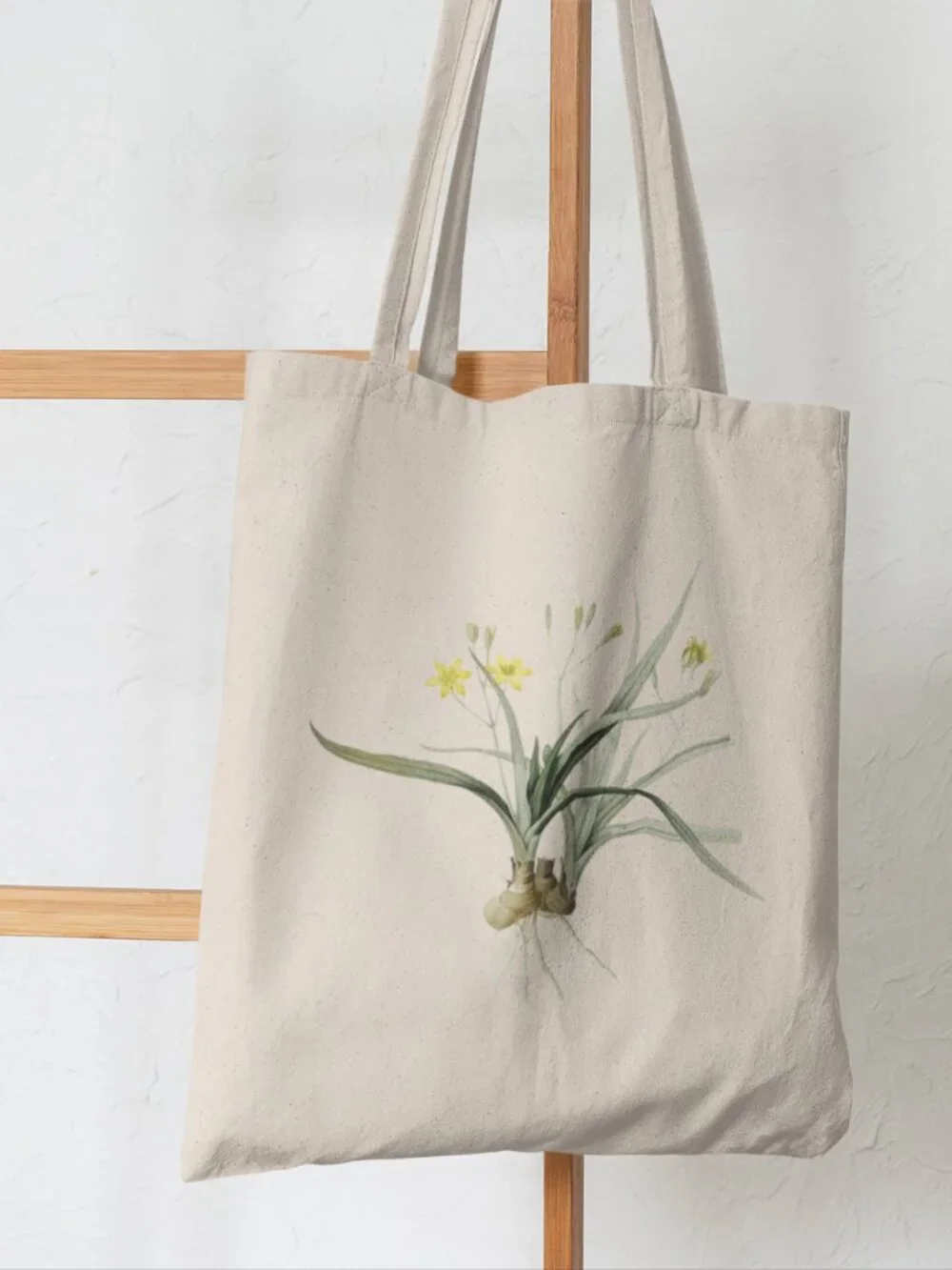 Velvet Hypoxis Vintage Floral Print Graphic Canvas Tote Bag